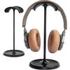 OEM Allecto Plus - Supporto per cuffie con base in alluminio, compatibile con AirPods Max e accessori da gaming - compatibile con Beats, Bose, Sennheiser, Sony - supporto per cuffie curvo