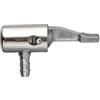FACULX per presta Valve Adapter 6MM Alluminio Parte di ricambio per | Costruzione in lega di alluminio, misura precisa 6 mm, design a connessione rapida, compatibile con bici da strada, ricambio