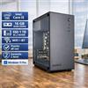 eXtrmeBit PC Computer Desktop Assemblato i5-14600K Ram 16Gb SSD 1Tb NVMe Windows 11 Grigio