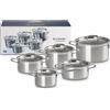 Le Creuset Set Casseruole e Padelle 3-Ply In Acciaio Inox Set 5 Pz