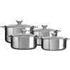 Le Creuset Set Casseruole Alte In Acciaio Inox - Set 4 Pz