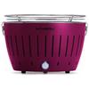 Lotusgrill table top barbecue g340 32cm usb purple g-li-34p gli34p (g-li-34p)