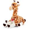 Trudi Giraffa Geltrude Giraffa mascotte peluche, regalo di Natale e compleanno. | 24x30x34cm taglia M | Animali Esotici tropicali | modello 27140