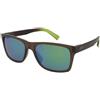 Maui Jim Kowelo MJ0345S 004 | Occhiali da Sole Graduati o Non Graduati | Prova Online | Unisex | Plastica | Quadrati | Marrone, Trasparente | Adrialenti