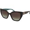 Love Moschino MOL098/S 2VM/BC | Occhiali da Sole Graduati o Non Graduati | Plastica | Cat Eye | Marrone, Havana | Adrialenti