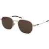 Gucci GG2095S 004 | Occhiali da Sole Graduati o Non Graduati | Prova Online | Metallo | Quadrati | Oro | Adrialenti