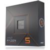 Amd Processori CPU AMD RYZEN5 7600X AM5 4,7GHZ 6CORE BOX 32MB 64BIT 105W