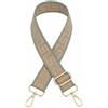 SHTGOI Cinghie da tasca per il cambio, colore solido, tracolla con motivo a labirinto e bordo verde, larghezza 3,8 cm, con moschettone in oro chiaro, cinghia da tasca per crossbody, cachi 1#