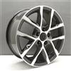 HONDA Civic Nero Cerchio In Lega 17" 7J 5 Fori 10 Razze Diamond Cut 17070E