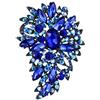 EVER FAITH Spilla Regalo, Marquise Cristallo Austriaco Sposa Mazzo di Fiori e Foglie Spilla