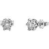 BLISS Orecchini in oro bianco 18 kt con diamante 0,06 ct bliss