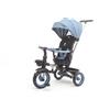 Passeggino Triciclo per Bambini 1-3 Anni Trico Luxury Gold 7 Modalità di Guida Blu