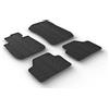 Gledring Tappetini in Gomma Compatibile con BMW X1 2009-2015 (Profilo T 4-Parti + Clip di Montaggio)