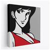 Artis Laboratory Poster Lupin Margot 70x70cm - Stampa su Tela Riproduzione Artistica SENZA CORNICE, Quadri Moderni Soggiorno, Arredo Casa Ufficio, Eco-Friendly, Made in Italy