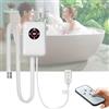 VCYEX Riscaldatore d'Acqua per Vasca da Bagno-scalda Acqua Elettrico Istantaneo1200W，Separazione Acqua Ed Elettricità，Protezione dal Surriscaldamento，Mantiene Una Temperatura dell'Acqua Costante
