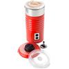 BRANDANI SCALDA MONTA LATTE SCHIUMOTTO AUTOMATICO ROSSO CAPUCCINO INOX / PC