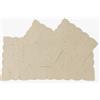 Corredocasa Set Completo Centri da Tavola Rettangolare 3 Pezzi Misto Lino Grande 90x40 cm-30x40 cm Ricamo E Manifattura Italiana (Ricamo a in Taglio Poliestere)