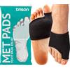 Brison Cuscinetti Metatarsali L Neri - Cuscinetti Avampiede Donna e Uomo | Donna Std 42-45 (Largo 41-43), Uomo Std 44-47 (Largo 43-45) Supporto avampiede in gel, dolore e metatarsalgia