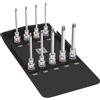 Wera, 8767 C TORX HF 3 Kit Zyklop di inserti-bussola, per viti TORX, con funzione di ritegno, 9 pezzi