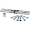 ToniTec SI Siegenia 1361 TS A1361 284582 Terrassentür Balkontür Schnäpper Fensterschnäpper Balkontürschnäpper Balkontür-Schnäpper Windsperre mit Hülse inkl. ToniTec® Schraubenset KL-FR 6