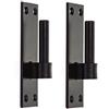 Merriway BH06846 - Staffe per cerniere per cancelli, 13 mm, in ferro battuto, confezione da 2, colore: Nero