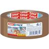 Tesa tesapack Nastro Adesivo Ultra Strong - 66m x 38mm, Marrone - 1 Rotolo | Nastro da Imballaggio extra Resistente in PVC, Antistrappo, per Pacchi Pesanti, Silenzioso