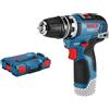 Bosch Professional 06019H3002 GSR 12V-35 FlexiClick System FC Trapano-avvitatore a Batteria 12V System, Include Mandrino GFA 12-B, Batteria e Caricabatteria non Incluse, in L-BOXX