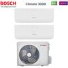 Bosch Climatizzatore Condizionatore Bosch Dual Split Inverter serie CLIMATE 3000i 7+7 con CL5000M 53/2 E R-32 Wi-Fi Optional 7000+7000