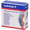 ESSITY ITALY SpA Benda adesiva leukotape k per taping fisioterapico larghezza 2,5 cm lunghezza 5 m colore blu in rotolo