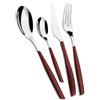Bugatti Glamour Servizio Posate Acciaio Inox e SAN - Set 24 Pz