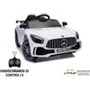 TEOREMA MERCEDES 12V GTR AMG LITHIUM BIANCA AUTO ELETTRICA