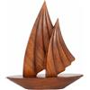 Soprammobile a Forma di Barca a Vela Nautico Veliero Decorativo Slanciata