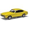 CORGI VA15410 Ford Capri Mk2 1.6L, Signal Yellow, Vanguards, dai 14 anni in su