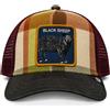 GOORIN BROS BASEBALL CAP BLACK SHEEP IN PANNO GIALLO E BORDEAUX