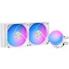 DELTA Dissipatore cpu a liquido All-in-One Delta L24 ARGB V2 2x120mm Bianco [DELTA-L24-WH2AAWNN02X-GL]