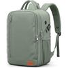 Lossga Zaino per Ryanair 40x30x20 Zaino da Viaggio 40x30x15 45x36x20 per Easyjet | Bagaglio a Mano con Cinghie di Compressione Borsa Antifurto Zaini Porta Pc Tasca per Bagnato Resistente All'acqua Leggero