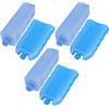 POPETPOP 6 Pezzi Box di Ghiaccio Gel Riutilizzabile Size B in PE per Pause | Compatibile con Carrelli da Trasporto, Installazione Rapida, Rimozione Semplice, Impilabile per Notti Fresche