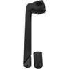 TOYANDONA Attacco Manubrio a Pipa per Bici, Regolabile in Altezza, Nero | Forma a Collo D'oca, Alluminio e Ferro, per Mountain Bike e City Commuter, Sostituzione 22, 2mm