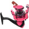 POPETPOP Carrello da Pesca Rotante 2000 in Metallo Rosa 5.2 1 | Pesca in Spiaggia e Barca, Finitura Rosa ad Alta Visibilità, Leggero ed Ergonomico