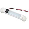 Domary Lampada da Lettura in Alluminio per Yacht Dome Light 12V DC 1W IP65 | 12 Chip LED, Luce Bianca, Bagliore Morbido e Antiriflesso, Cavo di Alimentazione da 20 Cm, per Camper, Barca, Cabina,