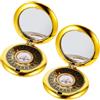 Toyvian 2 Pezzi Bussola Rotonda Tascabile in Rame, Mini per Outdoor | Scala a Gradi Risoluzione di Grado, Interpreta Siti Adatti, Compatta e Portatile per Famiglie