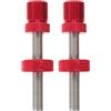 iplusmile 2 Pezzi Bulloni Manovella Bicicletta Rosso Astine Fissaggio Movimento Centrale Impermeabili Stabilizzatori Antiscivolo e AntiGraffio per Guarnitura Mountain Bike Accessori