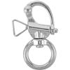 WRITWAA Gancio Girevole in Acciaio Inossidabile 65mm per Ormeggio Nautico | Clip di Ancoraggio, per Catena e Cima di Barca, Colore Argento, Uso e Navigazione