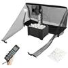 Generic Macchina automatica per palline da ping pong, lanciatore da ping pong con telecomando e rete di cattura, include 100 palline per allenamento a scuola e in palestra