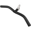 Kivivaka Barra in acciaio con impugnatura ergonomica per tricipiti | Trainer Cable Machine, canottaggio e Power Rack, per accessori fitness pesanti fino a 136 kg, nero