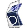 cellularline Impact Clear Mag Custodia per Samsung Galaxy Z Flip8, Compatibilità Magnetica, Trasparente