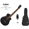 YAMAHA APXT2 BLACK CHITARRA ACUSTICA 3/4 TRAVEL NERA H.85cm con Borsa e Cavo