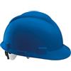Sir Safety System Cosmos Elmetto, Polietilene ad Alta Densità, EN 397:2012+A1:2012, Bardatura a 4 Punti, Rotella di Regolazione, U, Blu, Giallo, Bianco, Arancio, Rosso, Verde