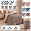 Dorotea Trapunta Double Face Microfibra Reversibile 1 Piazza Grigio 170 x 250 cm