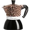 Bialetti Moka Induction Leopardo 4 Tazze Dolce&Gabbana